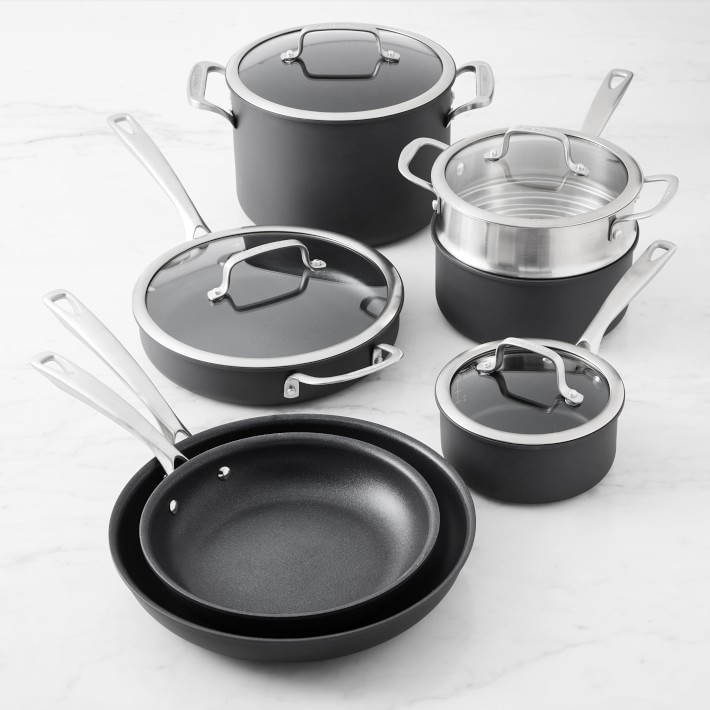 Cuisinart Hard Anodized Nonstick 11-Piece Cookware Set | Williams Sonoma