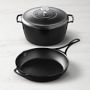 Lodge Blacklock Triple Seasoned Cast-iron 3-piece Dutch Oven And 