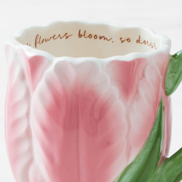 Figural Flower Mug Williams Sonoma