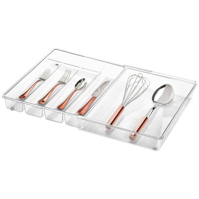 iDesign Linus Expandable Cutlery Organizer