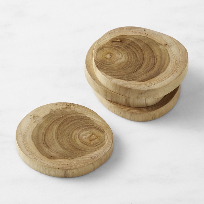 Teak Coasters Williams Sonoma