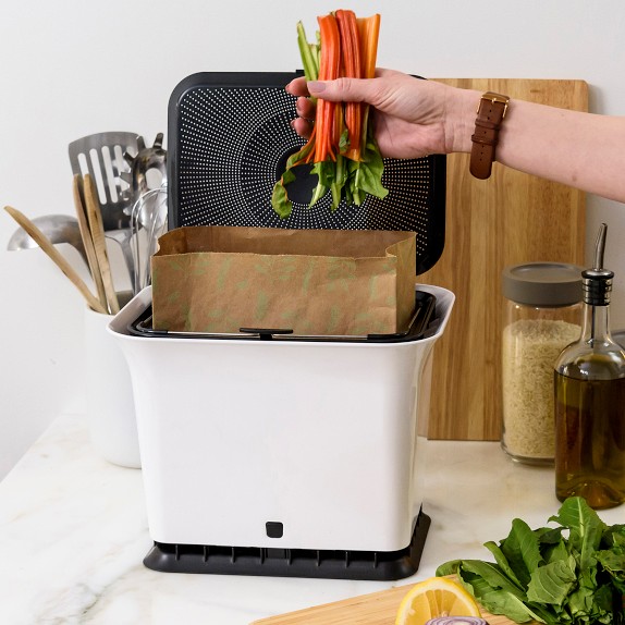 Full Circle Fresh Air OdorFree Kitchen Compost Collector Williams Sonoma