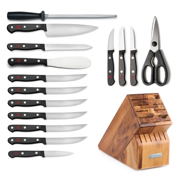 Wüsthof Gourmet Knife Block, Set of 16 Williams Sonoma