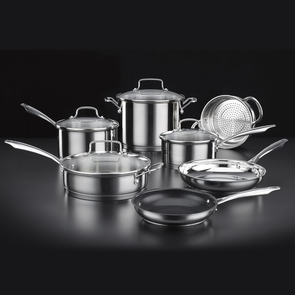 Cuisinart Professional Series Stainless-Steel 11-Piece Cookware Set ...