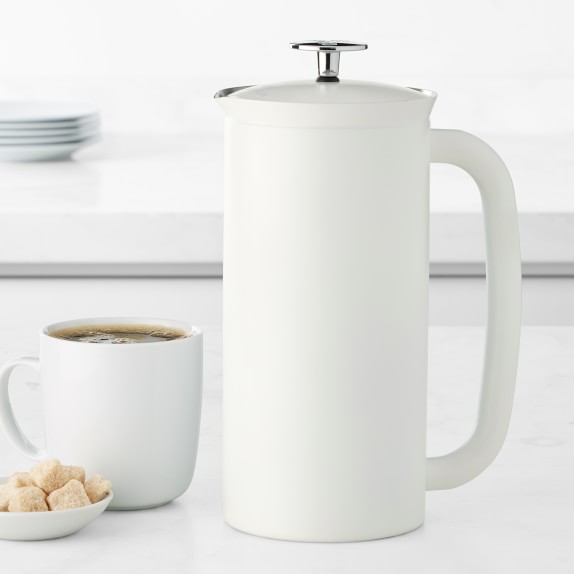 Espro P7 French Press, Stainless Steel, Double Wall, White, 32 oz.