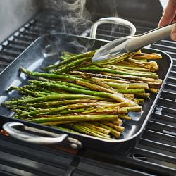 GreenPan™ Premiere Stainless-Steel Ceramic Nonstick Round Grill Pan