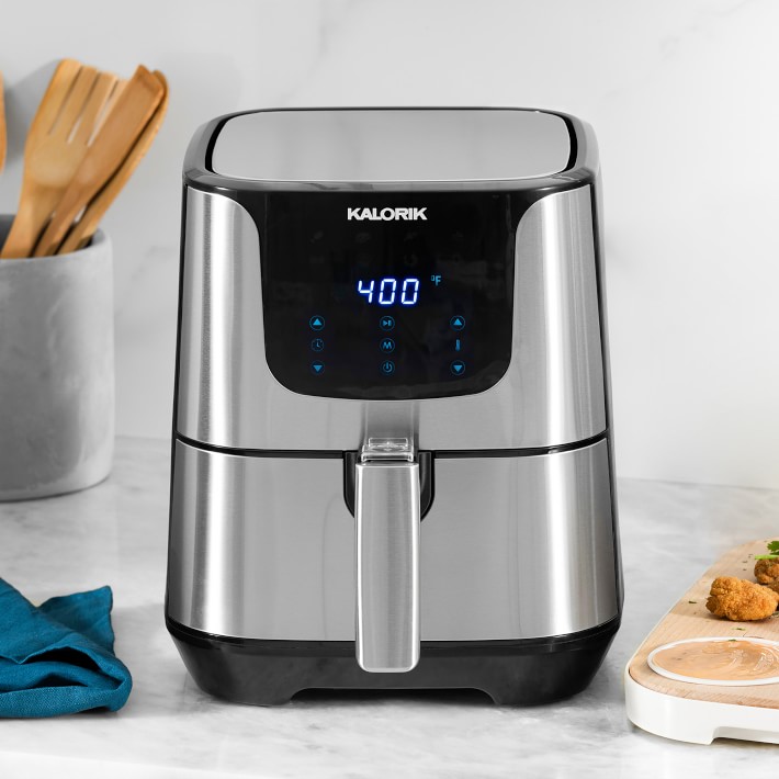 Kalorik 5 3/10Qt Stainless Steel Air Fryer Pro XL Williams Sonoma