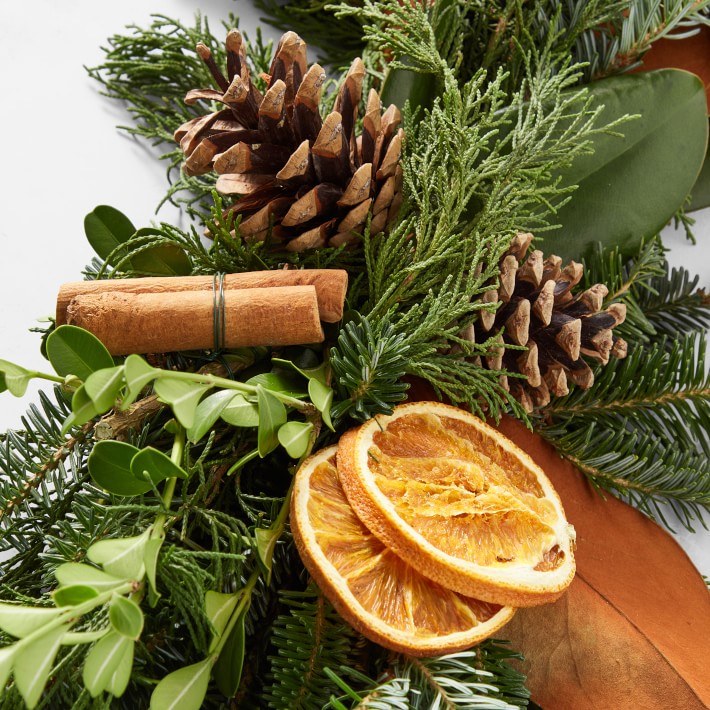 Orange Spice Live Garland | Williams Sonoma