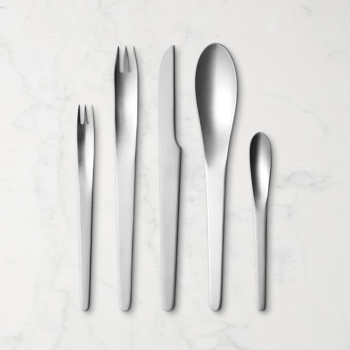 Georg Jensen Arne Jacobson 5-Piece Flatware Set Giftbox