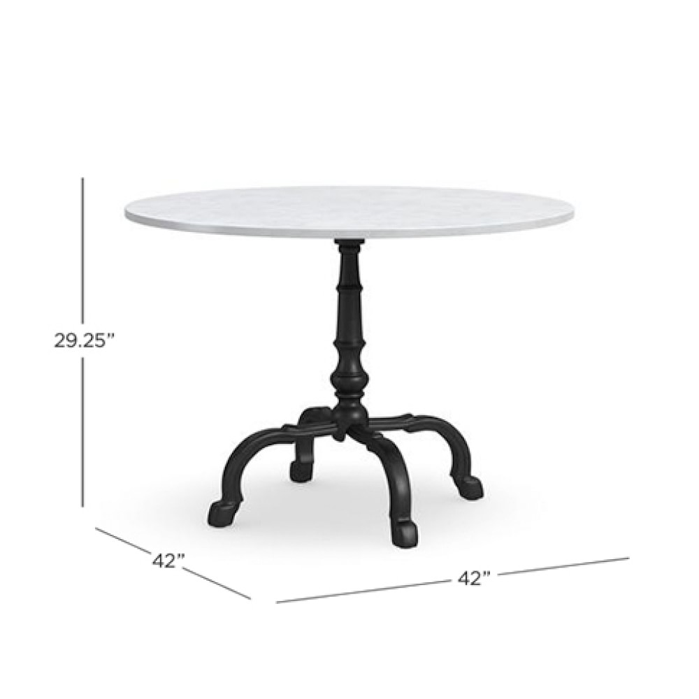 La Coupole Round Iron Bistro Table Kitchen Table Williams Sonoma