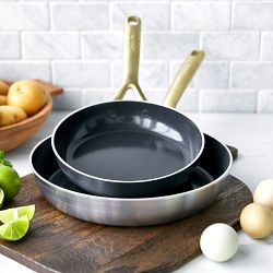 GreenPan GP5 Stainless-Steel Ceramic Nonstick10-Piece Cookware Set | Williams Sonoma