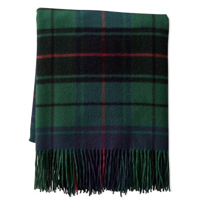 Plaid Patterned Jacquard Cashmere Blanket | Williams Sonoma