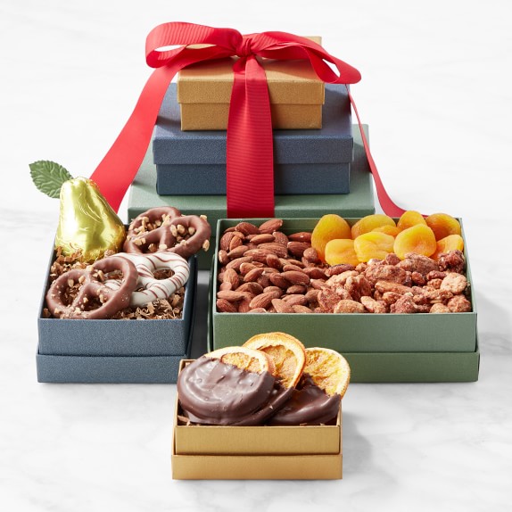 Manhattan Fruitier Sweets & Snacks Gift Tower | Williams Sonoma