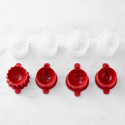 Williams Sonoma Ornament Ice Moulds, Set of 4