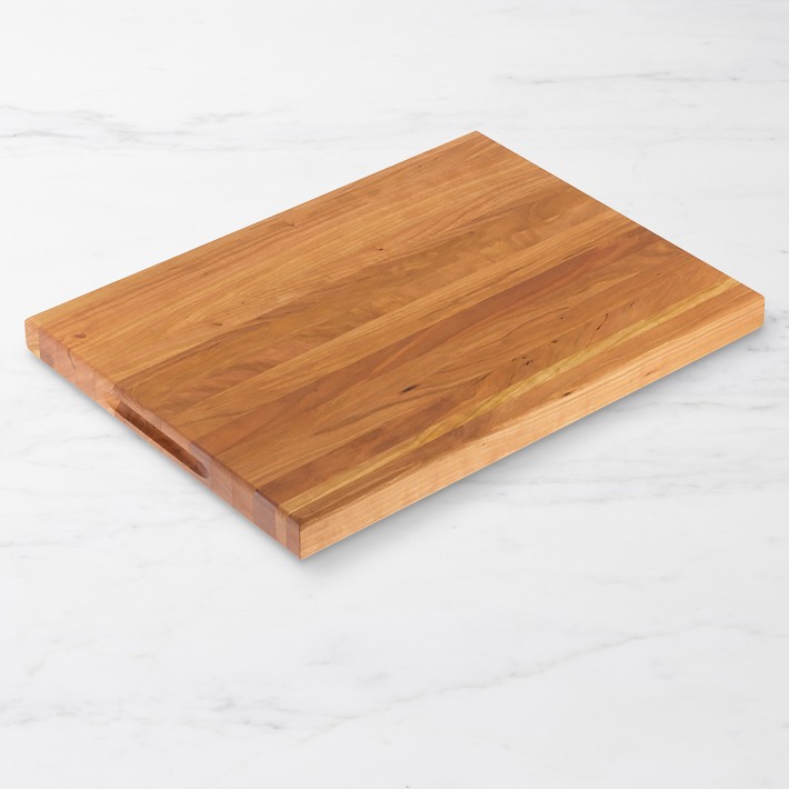 Medium Boos Edge-Grain Rectangular Cutting Board, Cherry