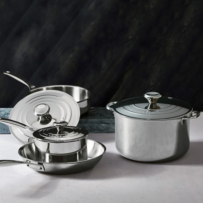 Williams Sonoma Le Creuset Stainless-Steel 12-Piece Cookware Set