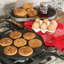 Silver Dollar Pancake Pan for Kids, Mini Pancakes Maker, Nonstick Egg  Cooker Fry