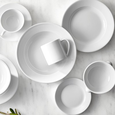 Williams Sonoma Apilco Tuileries Porcelain Espresso Cups & Saucers