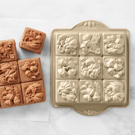 Fall Theme Pan Nordic Ware Seasonal Squares Baking Pan - Fall