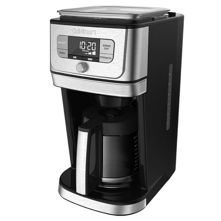 Cuisinart Burr Grinder & Brew Coffee Maker with Glass Carafe Williams