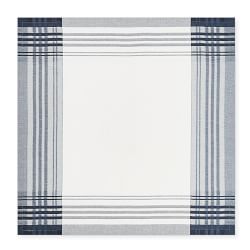 White Tablecloth Square 55 x 55 Inch Solid Striped Jacquard Table