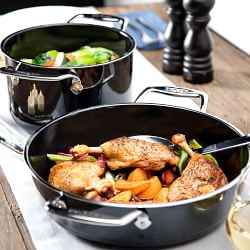Williams Sonoma Thermo-Clad™ Stainless-Steel -Piece Cookware Set