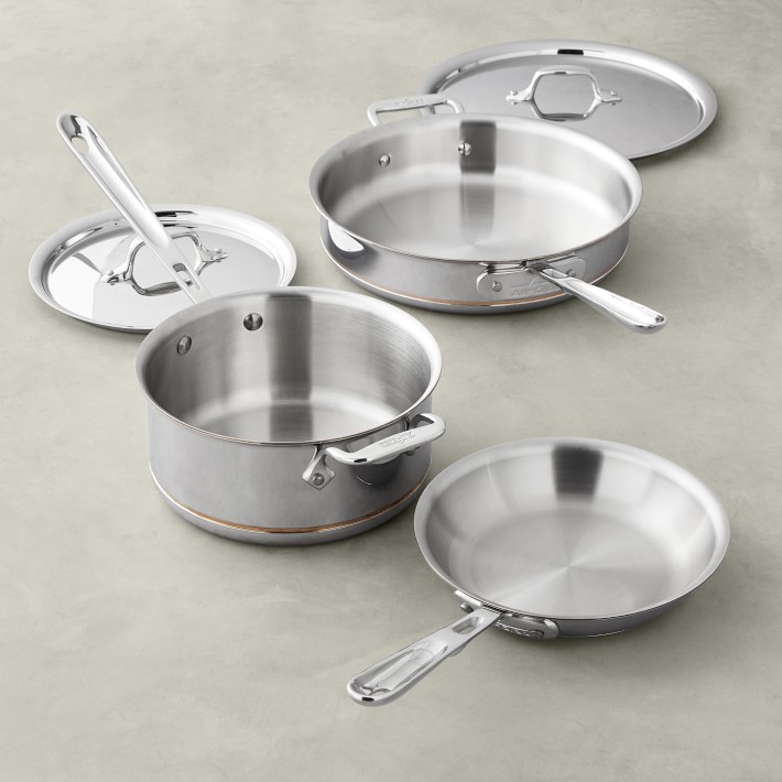 Williams Sonoma All-Clad Copper Core 5-Piece Cookware Set