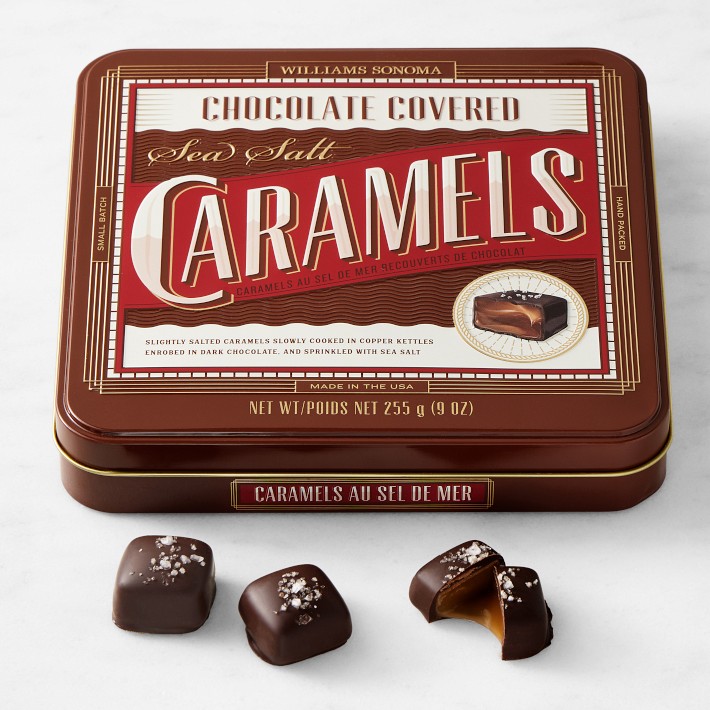 Salted Chocolate Covered Caramels