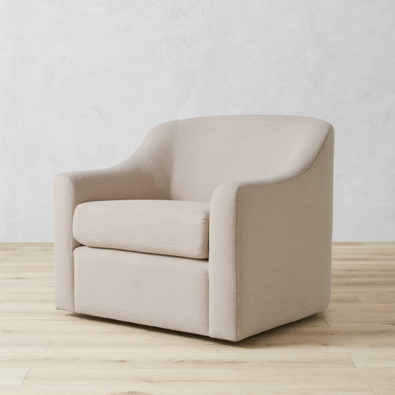 Albion Swivel Armchair | Williams Sonoma