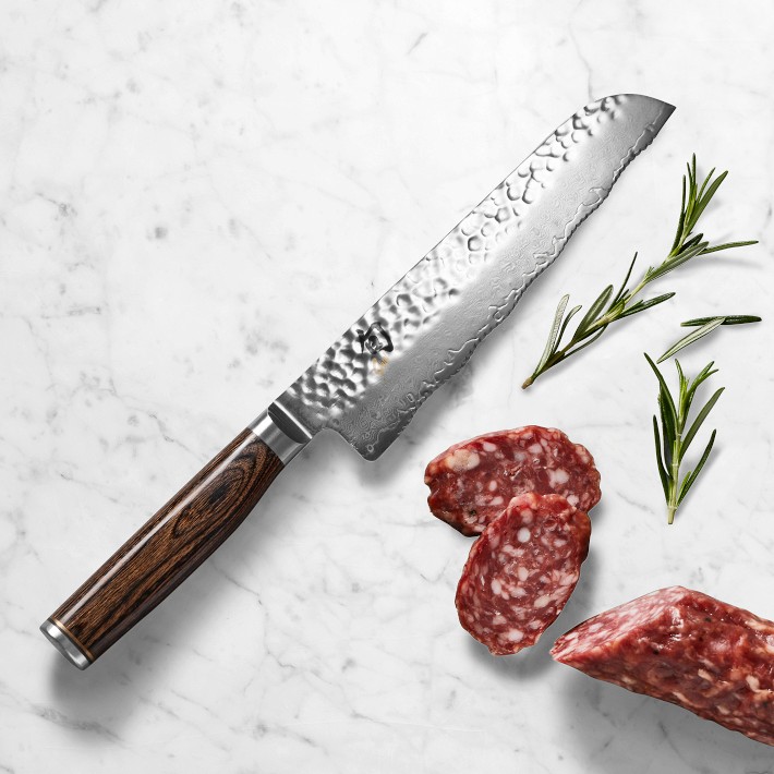 Shun Premier Serrated Master Utility Knife, 7" Williams Sonoma