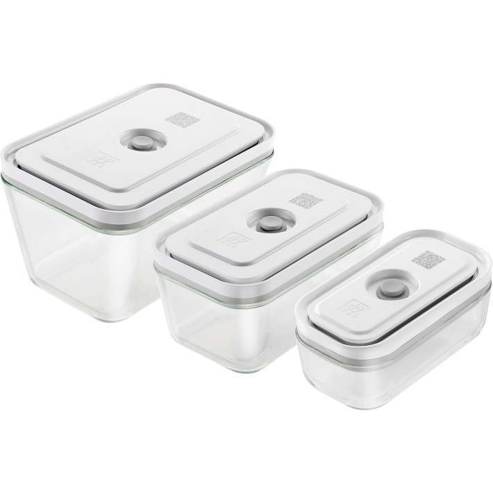 Zwilling Fresh & Save 3-Piece Glass Food Storage Container, Meal Prep  Containers