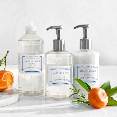 Lemon Zest + Tangerine Hand Soap, Lotion and Dish Soap 4-Piece Kitchen Set