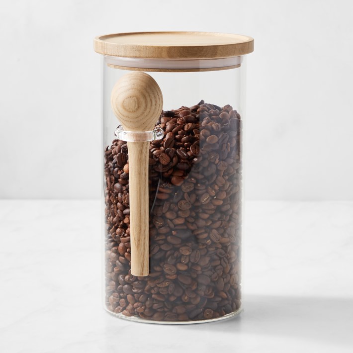 Large Coffee/Tea Canister, Walnut