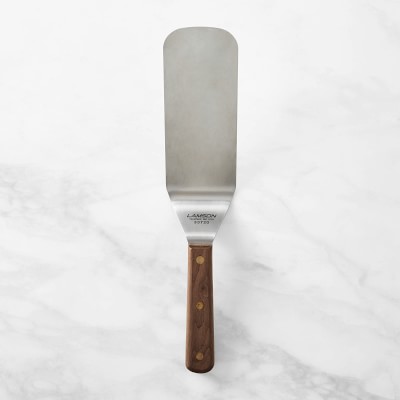 Lamson Slotted Turner Spatula, Walnut Handle