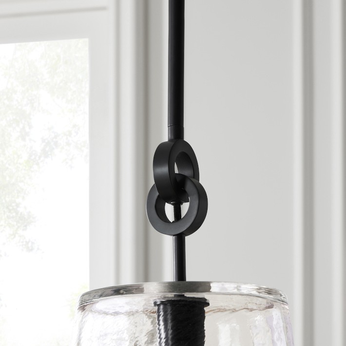 Chain Link Pendant, Glass Williams Sonoma