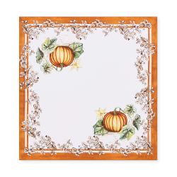 Orange Dinner Cloth Napkins Set of 12, Cotton 18x18 in Reusable and Washable