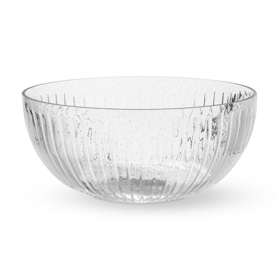 Large Glass Salad Bowl - Microwave & Dishwasher Safe