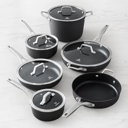 Williams-Sonoma - Spring 18 Vendor Funded Gift Guide - Calphalon Premier  Space Saving Nonstick 10-Piece Cookware Set