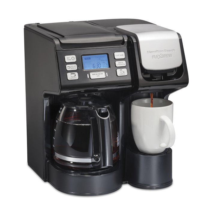 Hamilton Beach 45-Cup Black Residential Drip Coffee Maker in the Coffee  Makers department at