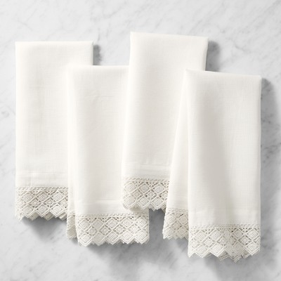 Atlas Kitchen IVORY CREAM OFF-WHITE Dinner Napkins Cloth 18x18 Bulk 10 –  Ameritex Linen