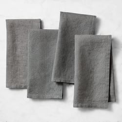 Bolt Grey Linen Napkin + Reviews