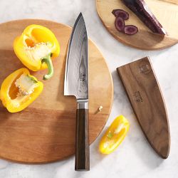 Williams Sonoma Cangshan TS Series Tomato & Cheese Knife with Wood Sheath,  5