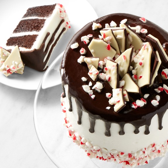 Williams Sonoma Peppermint Bark Cake Serves 8 10 Williams Sonoma