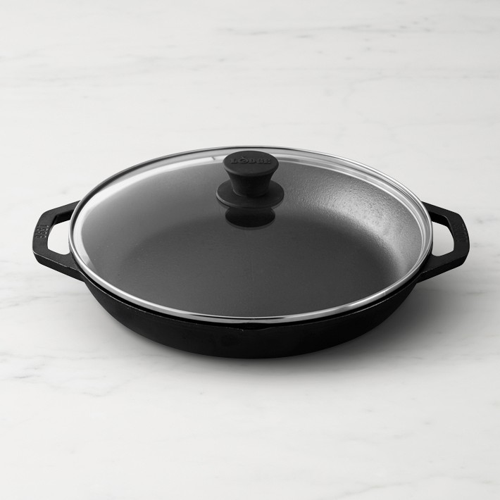 Lodge Chef Collection 12 Seasoned Cast Iron Every Day Pan with Glass Lid +  Reviews