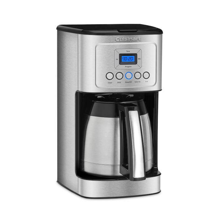 CUISINART BREW CENTRAL 12-CUP PROGRAMMABLE COFFEE MAKER WITH BRUSHED METAL  TRIM