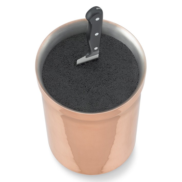 Copper Knife Holder with Kapoosh® Insert