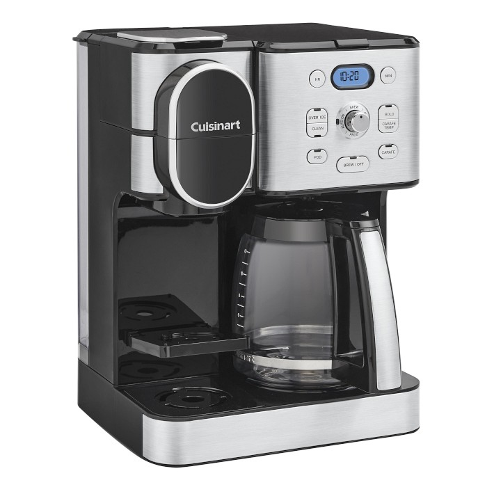  Cuisinart Coffee Maker, 12-Cup Glass Carafe, Automatic Hot &  Iced Coffee Maker, Single Server Brewer, Stainless Steel, SS-16BKS: Home &  Kitchen