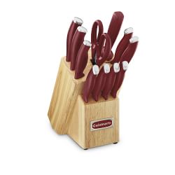 Cuisinart Ceramic Coated 21 Piece Knife Set With Blade Guards Multicolor -  Office Depot