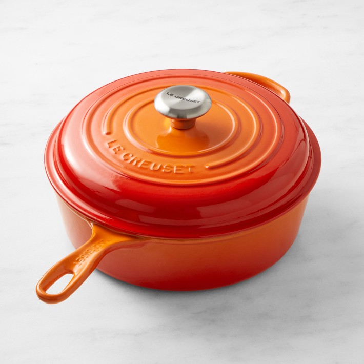 Le Creuset Enameled Cast Iron Cassadou Sauté Pan, 3 3/4-Qt.