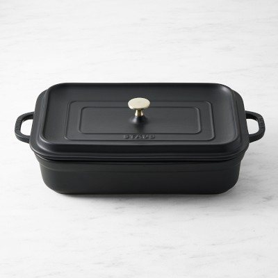 Casserole Dish with Lid - Matte Black